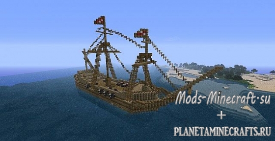 Скачать schematic корабля Soleil Madre De Deus [Minecraft]