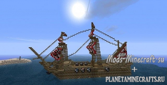 Скачать schematic корабля Soleil Madre De Deus [Minecraft]